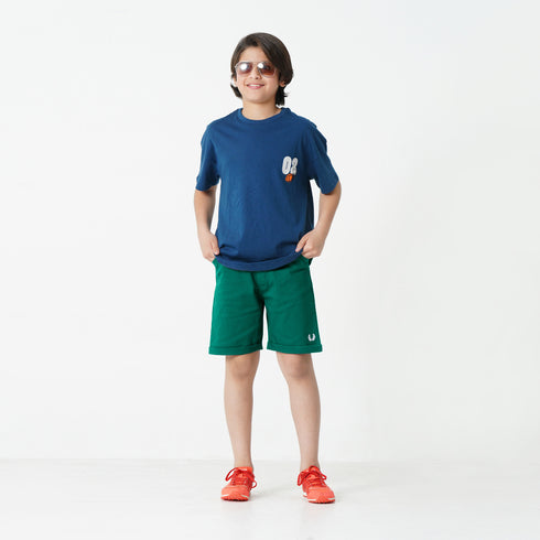 Green Logo Shorts